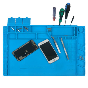 S-160 Mobile Phone Maintenance Work Heat Insulation Pad Computer Digital Anti-static High Temperature Anti-scalding Magnetic Screw Pad