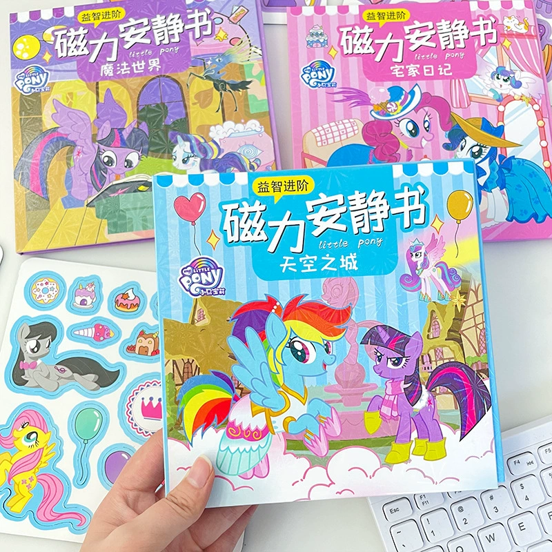 Пони Поли Магнитная тихая книга Большая 18 см магнитная игрушка для детей