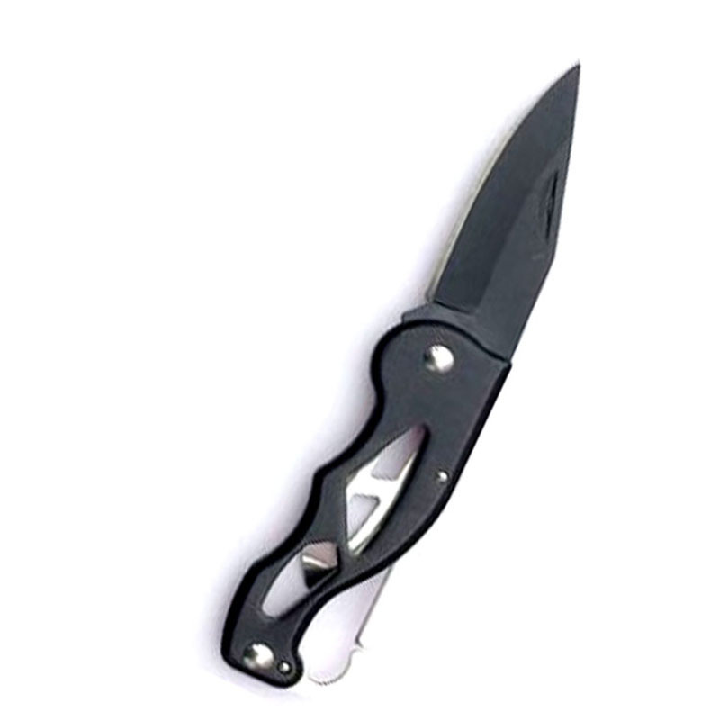 不锈钢小折刀带钥匙扣 户外刀 多功能折叠刀野营刀具 edc水果刀