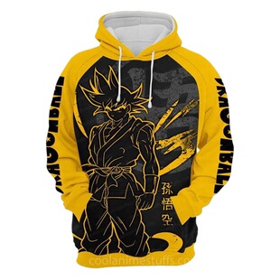 Winter Raglan Sleeve Teenager Pattern Pullover Black Zipper Collarless Hooded Trendy Casual Men's Wear