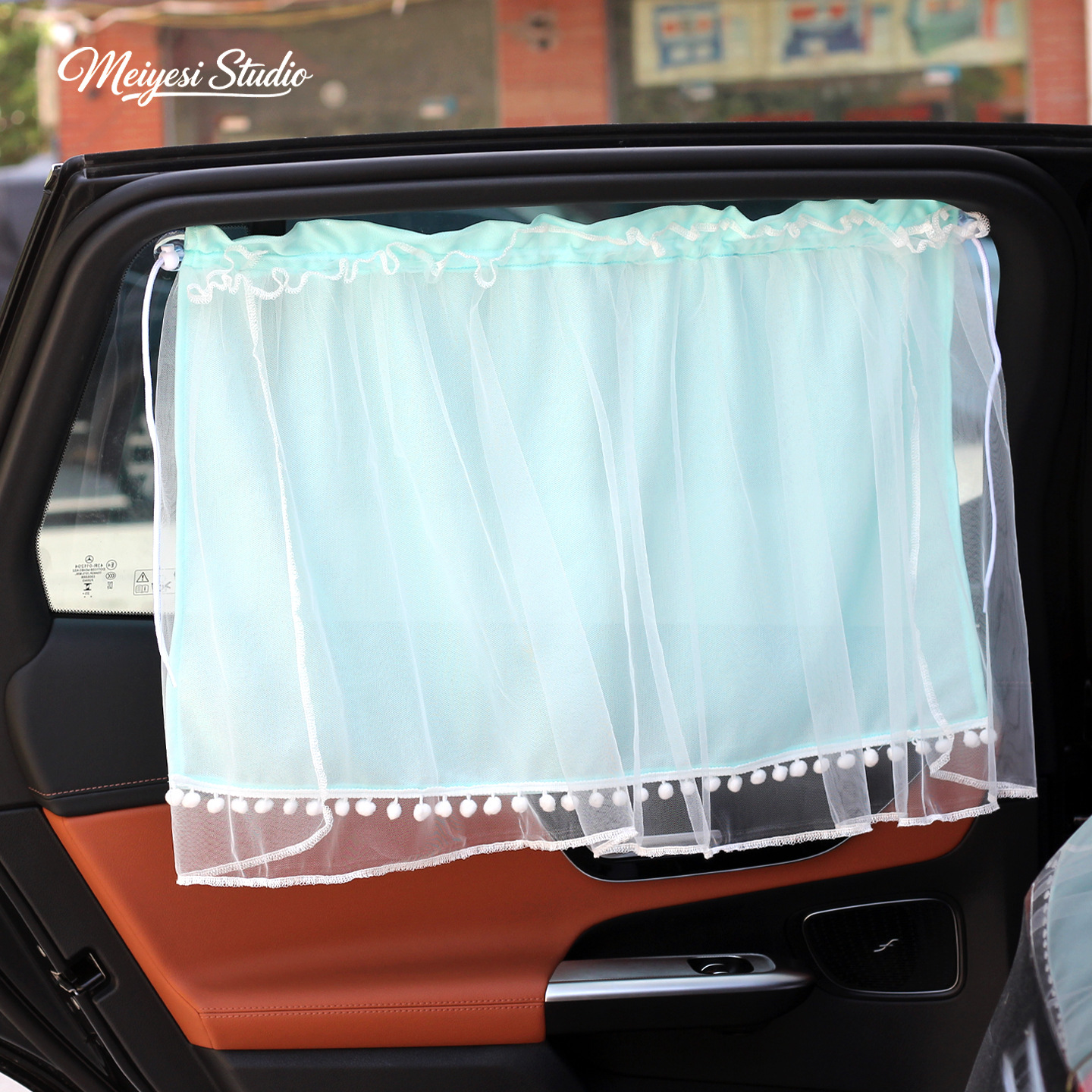 Cortina de automóvil de seda de hielo cortina de protección solar cortina de protección solar para ventana lateral para automóviles de bebés tipo ventura cortina de protección solar cortina de protección solar aislamiento térmico