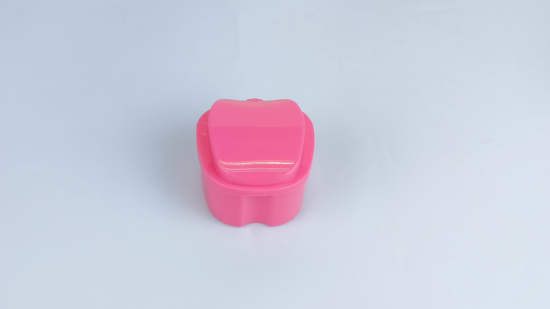 Caja de dientes dentados, caja de almacenamiento de dientes, caja de retención de aparatos dentados, caja de almacenamiento en forma de manzana, logotipo impreso image 7