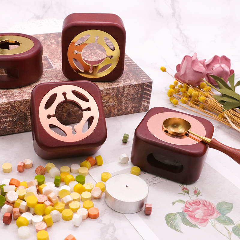 Fuego pintura sello horno de ciervos de hierro hueco redondo horno de pintura de fuego vintage Barra de cera horno de palo de cera