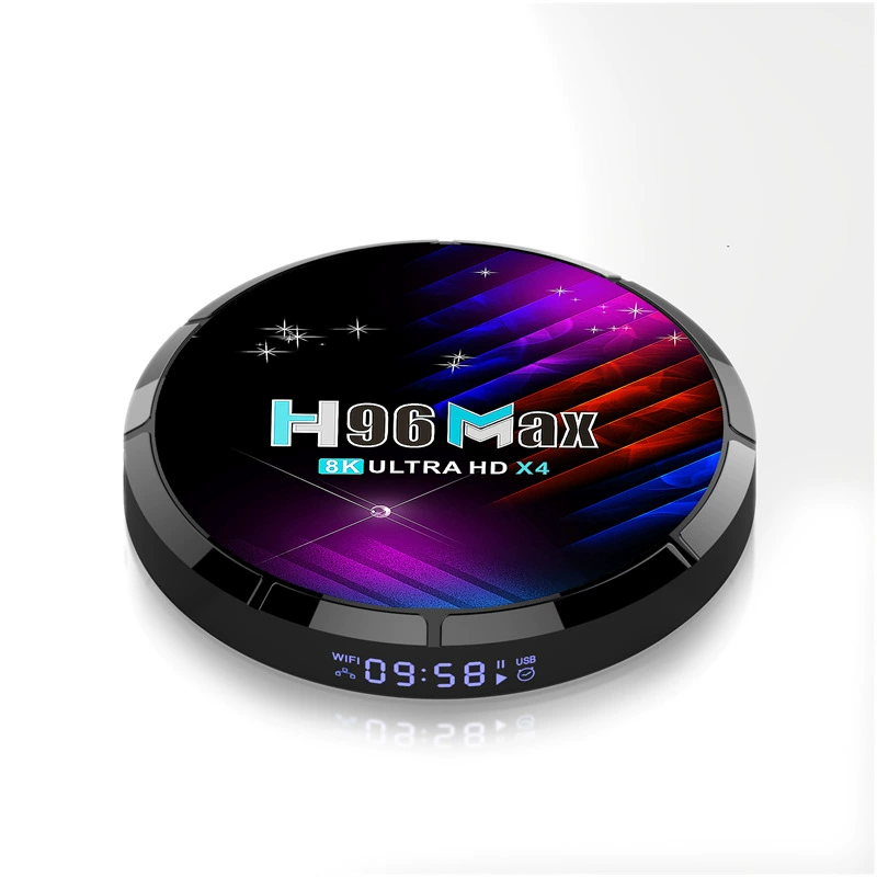 H96 MAX X4 Android сет-топ бокс S905X4 двухдиапазонный Wi‑Fi + BT Android 11.0 ТВ-бокс