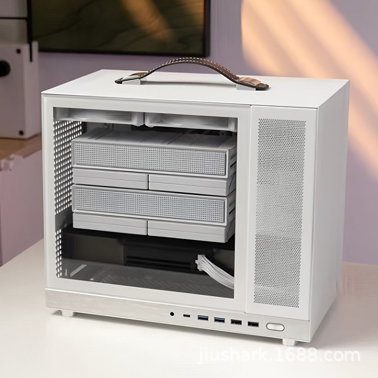 JIUSHARK NINGUNTE CLIMERADOR DE CPU JF15K Twin Tower 10CM4 Ventilador sin memoria 6 Tubo de calor PWM refrigerado por aire