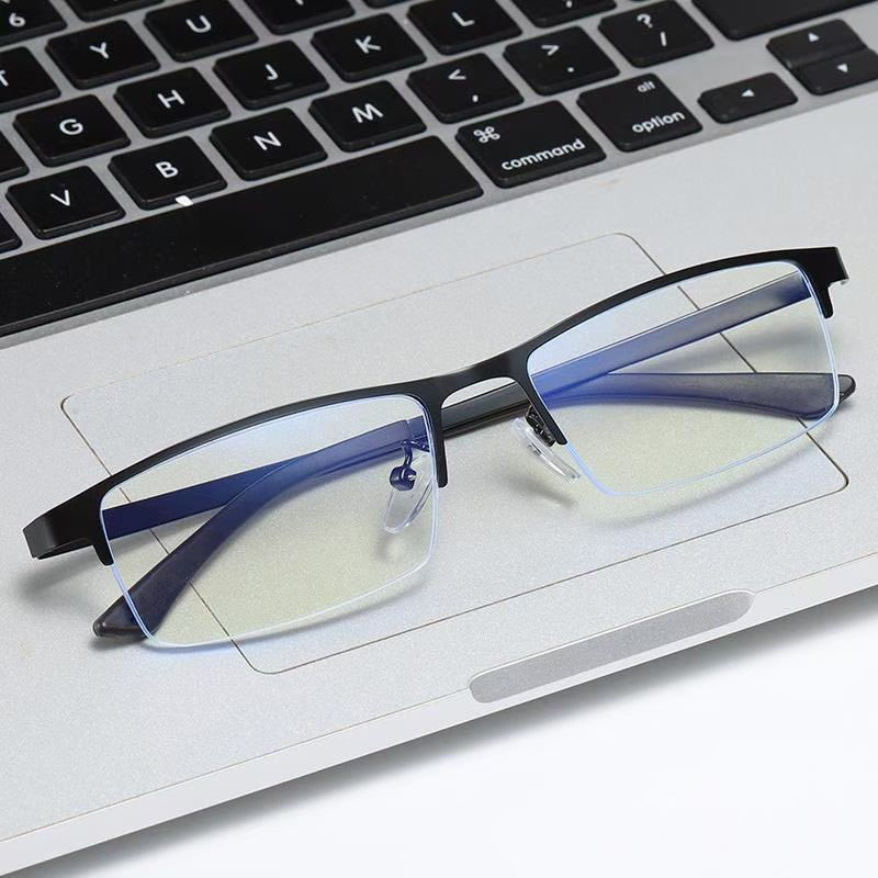 Espejo cruzado de gafas superligeras de edad media y vieja de alta definición gafas de edad avanzada anti-luz azul de moda para hombres y mujeres nuevos modelos populares