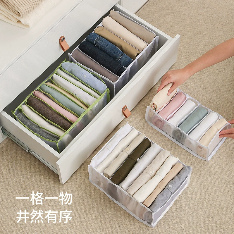 Transparent storage box, cloth for home use, universal underwear