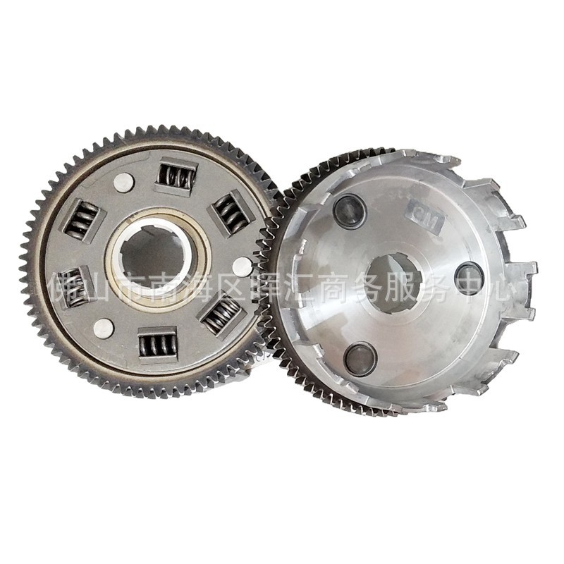 Fabricantes transfronterizos de accesorios de motocicleta embrague tambor CG125 embrague diente grande Ft150 Dm200 CB250ZS