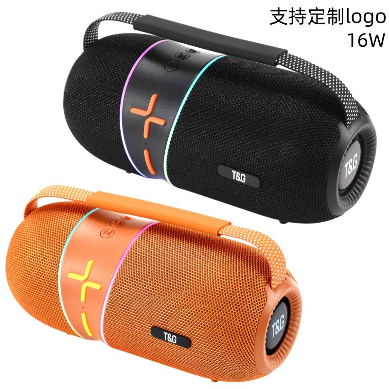 Explosión transfronteriza TG707 altavoz Bluetooth portátil tarjeta de enchufe impermeable al aire libre subwoofer dios de la guerra sonido de alta potencia