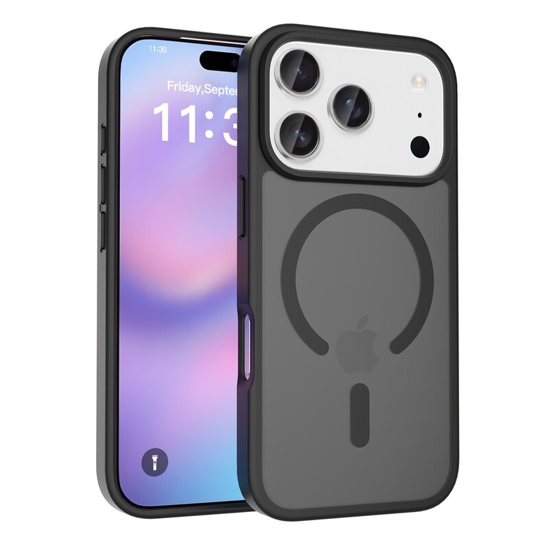 适用iPhone17ProMax磁吸手机壳苹果16E半透明15磨砂14P高品质级感|undefined