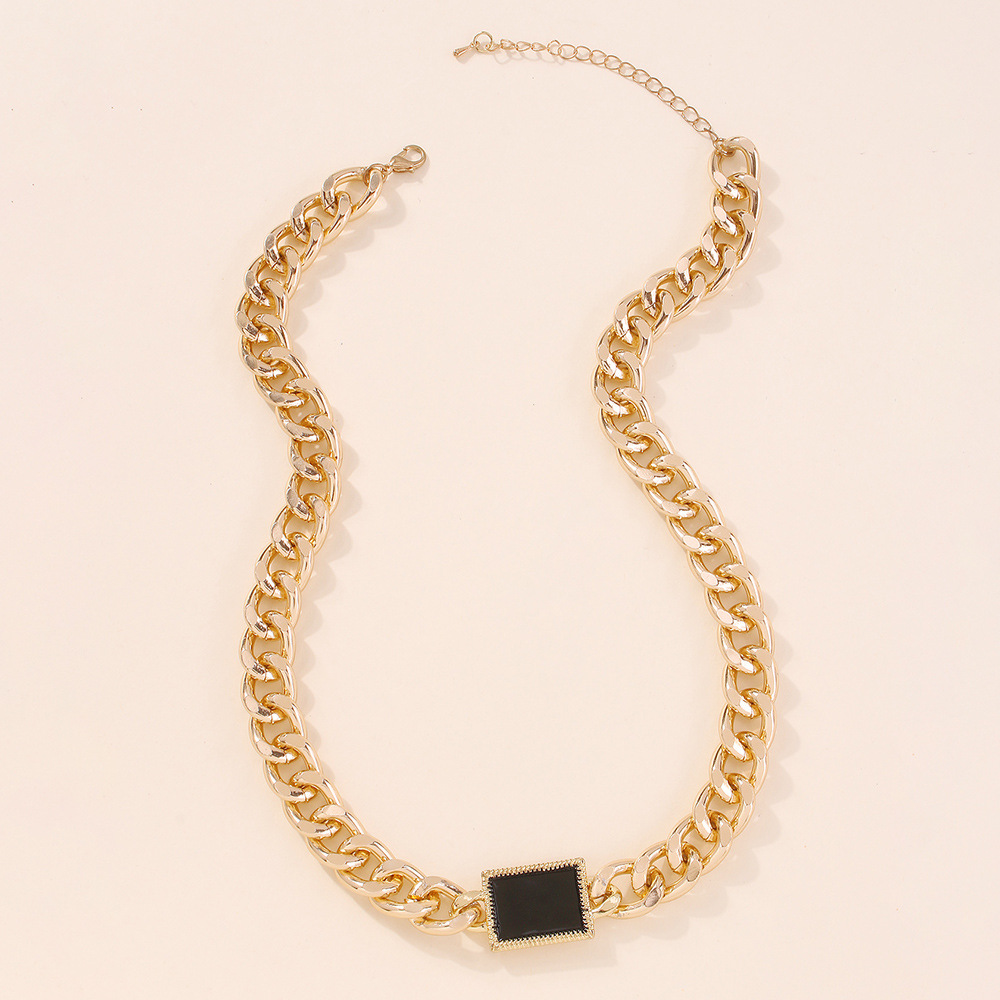 fashion simple thick chain necklace wholesale