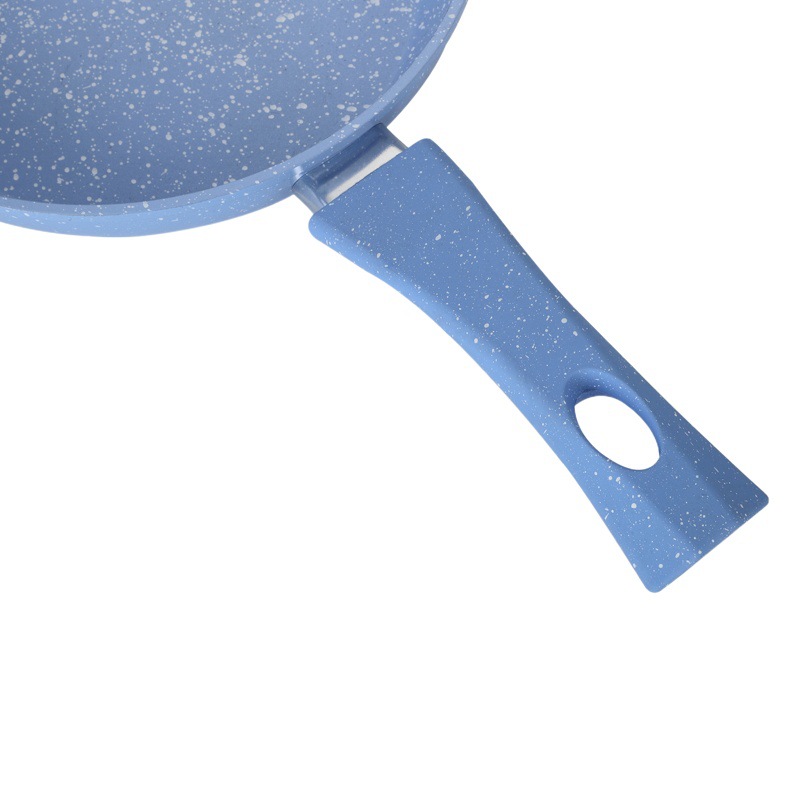 Fábrica directa imitación Die Casting pan maifan piedra antiadherente pequeño wok hogar filete sartén al por mayor