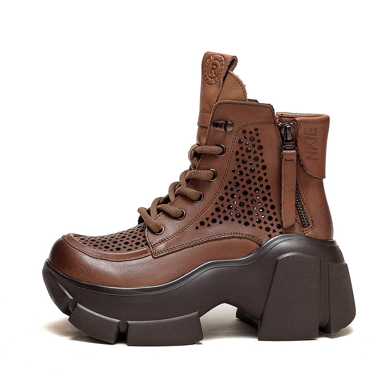 B1115 2670K GIÀY DÉP SANDAL NỮ JIEAIME MŨI TRÒN MÙA HÈ PHỤC CỔ CỔ ĐIỂN TĂNG CHIỀU CAO THOÁNG KHÍ ĐẾ CAO GIÀY DÉP NỮ G06 SẢN PHẨM MỚI
