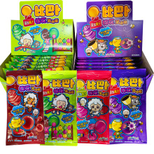 比巴卜棉花泡泡糖口香糖水果味草莓苹果11g儿童怀旧休闲零食