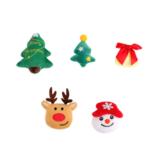 Autumn and winter new Christmas brooch snowman plush elk Japanese cartoon diy pendant cute bag animal ornaments