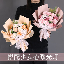 ✅康乃馨花束送妈妈老师生日礼物送女生玫瑰送长辈花束教师节