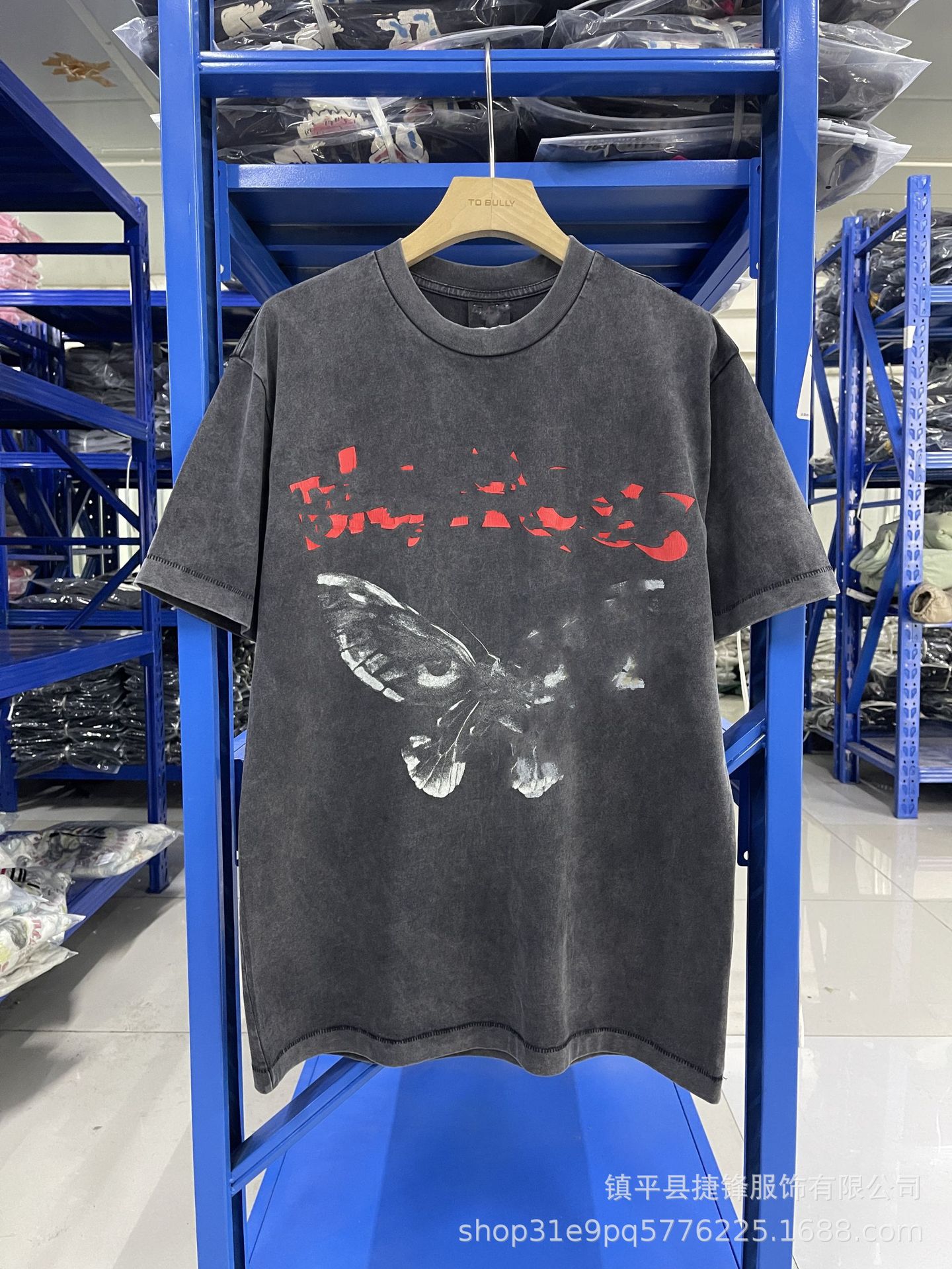 クロスボーダーの新型欧米のファッションブランドのレトロな水洗いは古い落書きをします。