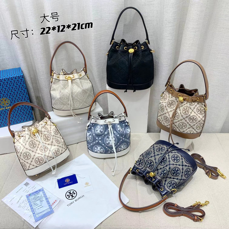 TB 新しいトレンディなバッグ老眼フルプリントミニバケットバッグ大容量ファッショナブルで多用途なワンショルダークロスボディハンドヘルドレディースバッグ|undefined