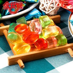 金絲猴果汁水晶糖混多口味水果味硬糖果薄荷糖檸檬糖散裝水果糖