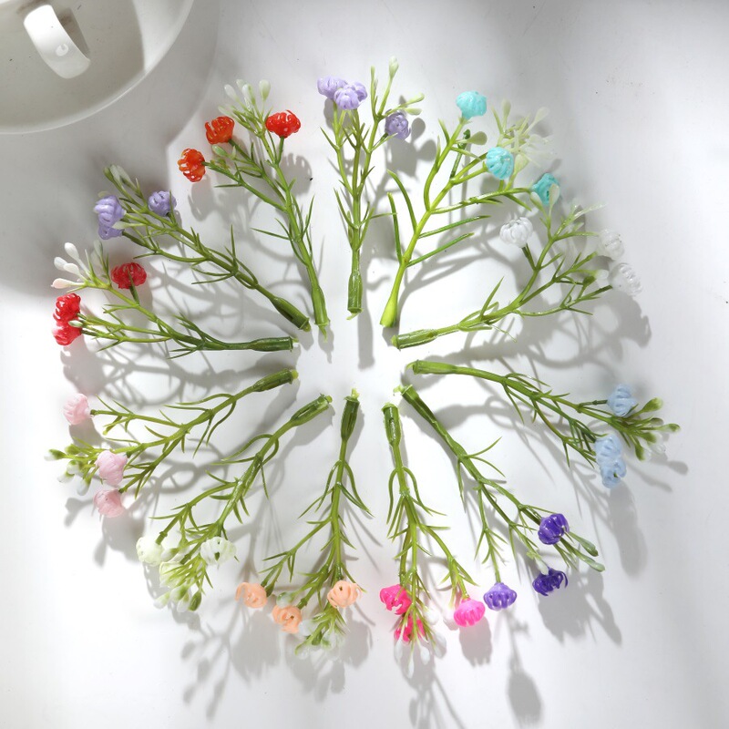 O Simulated Plastic Baby's Breath Artificial Flowers DIY Hairpin Wreath Clothing Accessories Wedding Flower Arrangement Photography Props O Simulated Plastic Baby's Breath Artificial Flowers DIY Hairpin Wreath Clothing Accessories Wedding Flower Arrangement Photography Props