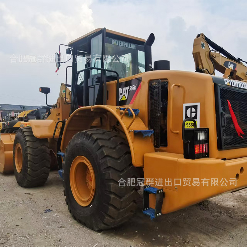 Cargadora de carretilla elevadora original para la venta, maquinaria de pala grande CAT 966H, noventa por ciento, envío gratuito.