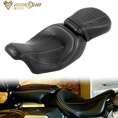 Suitable for Harley Big Glide Street Road Glide Double Light Glide Modified Front and Rear Seat Cushion Mount 09-21 Years