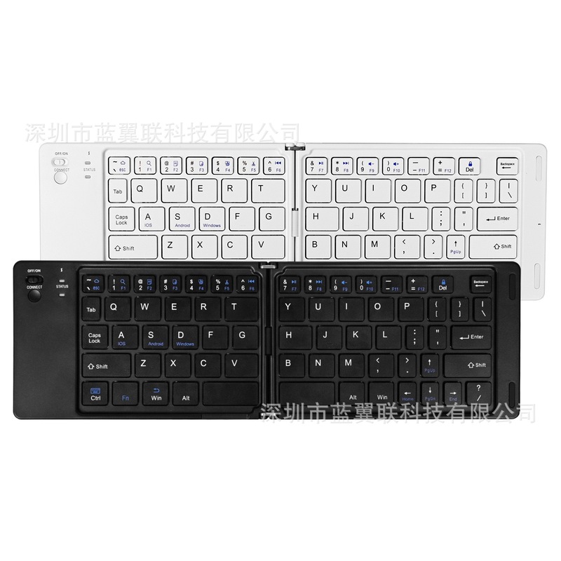 ワイヤレス Bluetooth 折りたたみキーボードとマウスセットタブレット電話ユニバーサルガールタイピングオフィスサイレントキーボード|undefined