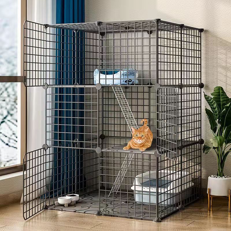 Cat cage extra large free space double-layer cat villa cat pet house large non-toilet integrated
