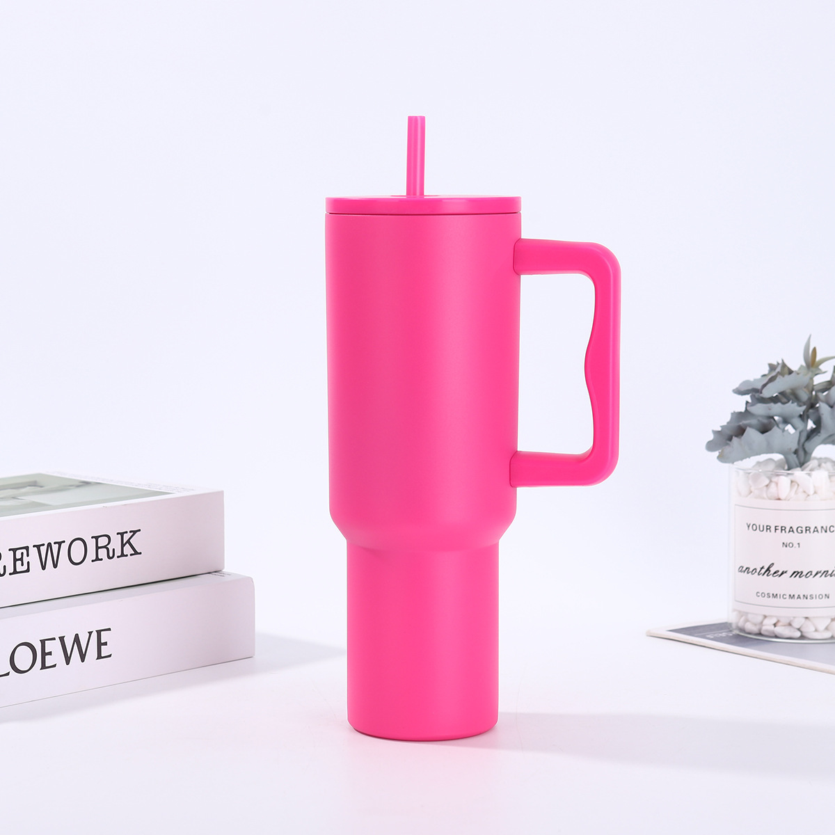 Tercera generación de 40oz tazas de automóviles de gran capacidad 304 tazas de acero inoxidable de mango de aislamiento térmico tazas de paja de aislamiento térmico al aire libre tazas de hielo