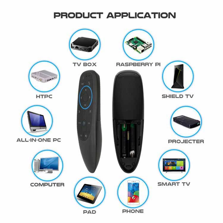 G10S PRO BT Bluetooth dual-mode voice remote 2.4G air mouse with backlight gyroscope