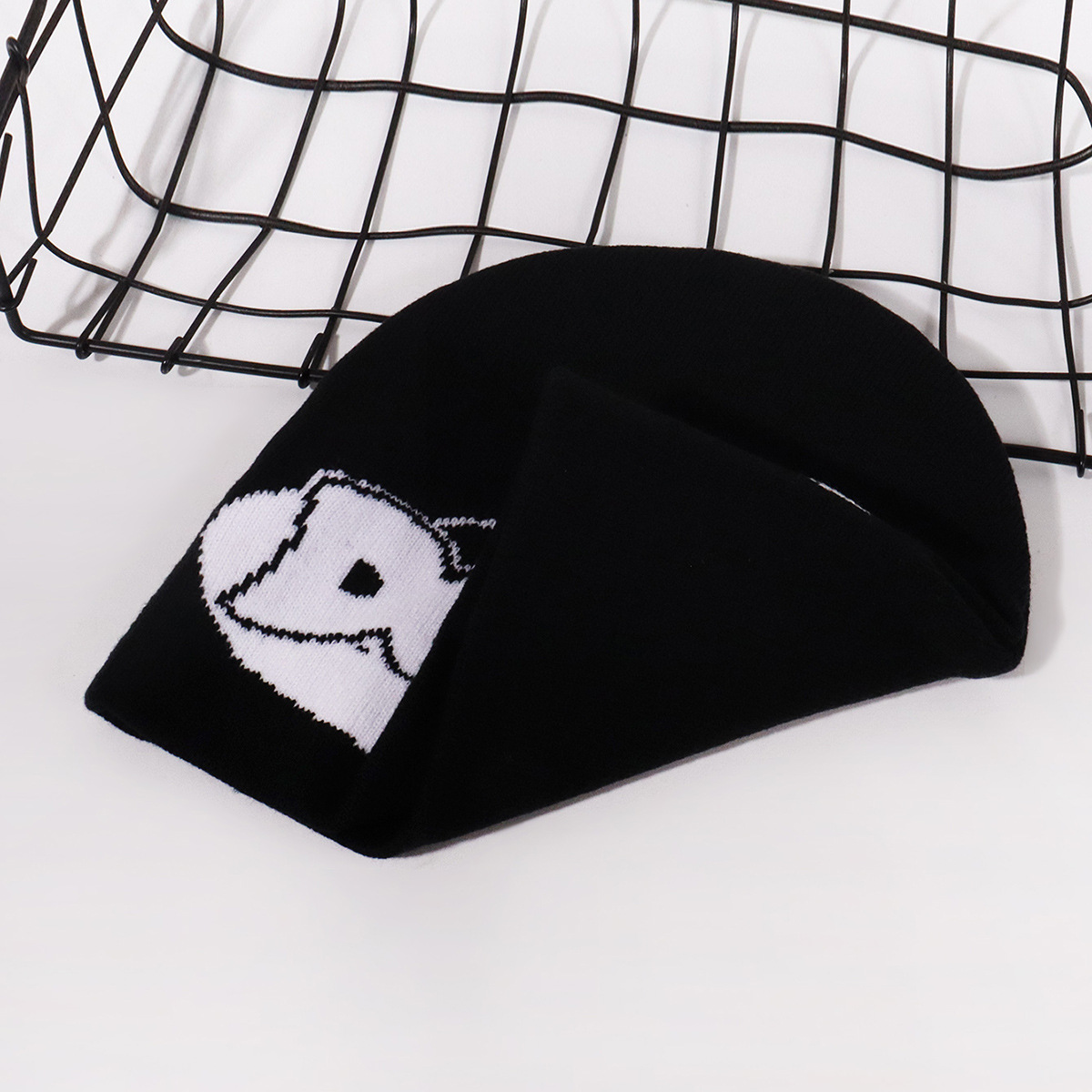 Unisex Jacquard Autumn And Winter Hat Desire Letter Knit Hat Warm Europe And The United States Men And Women The Same_voghion.com