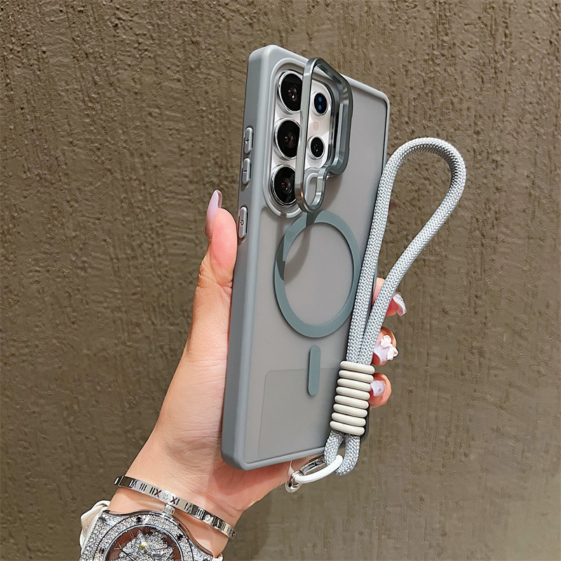 Funda Magnética con Soporte de Lente de PC con Protección Anti-caídas y Acabado Mate
