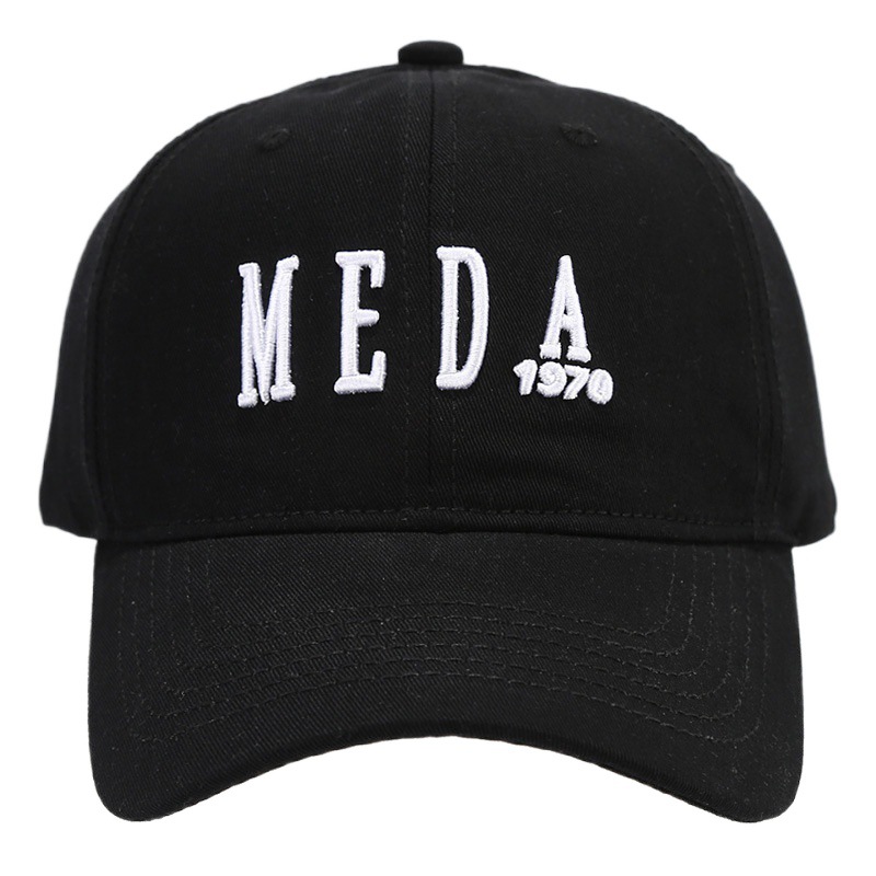 Nuevo sombrero de letras coreanas para mujeres primavera y verano simple bordado sombrero de béisbol para hombres versátil cara gorra de lengua de pato