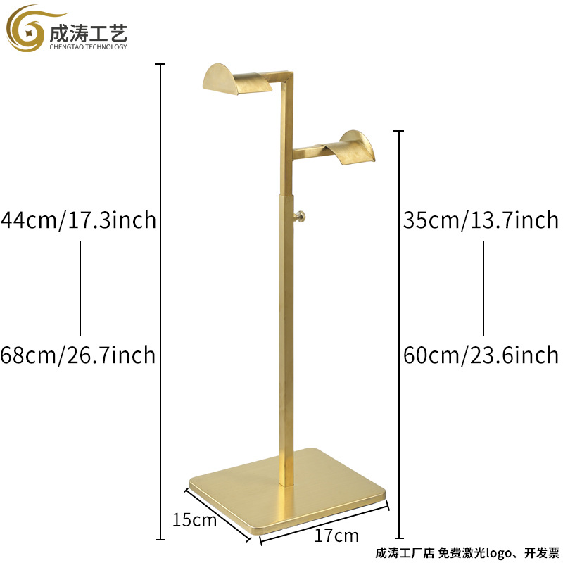 Толстая титановая золотая толщина двойной D-головка основание утолщение