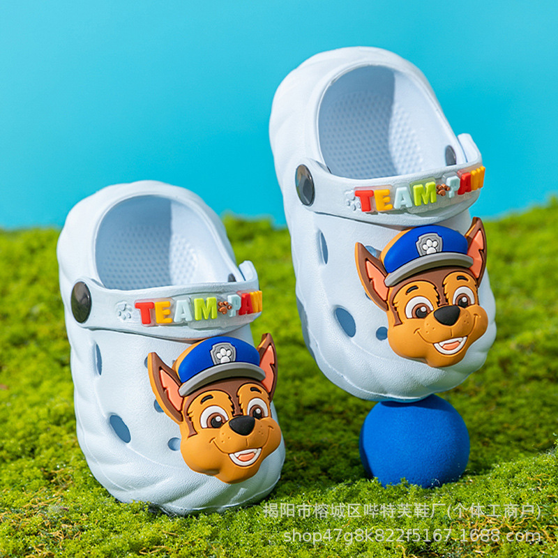 Clearance Paw Patrol Officially Licensed Children's Slippers for Girls Cute Soft Sole Non-Slip Indoor Home Slippers Clogs