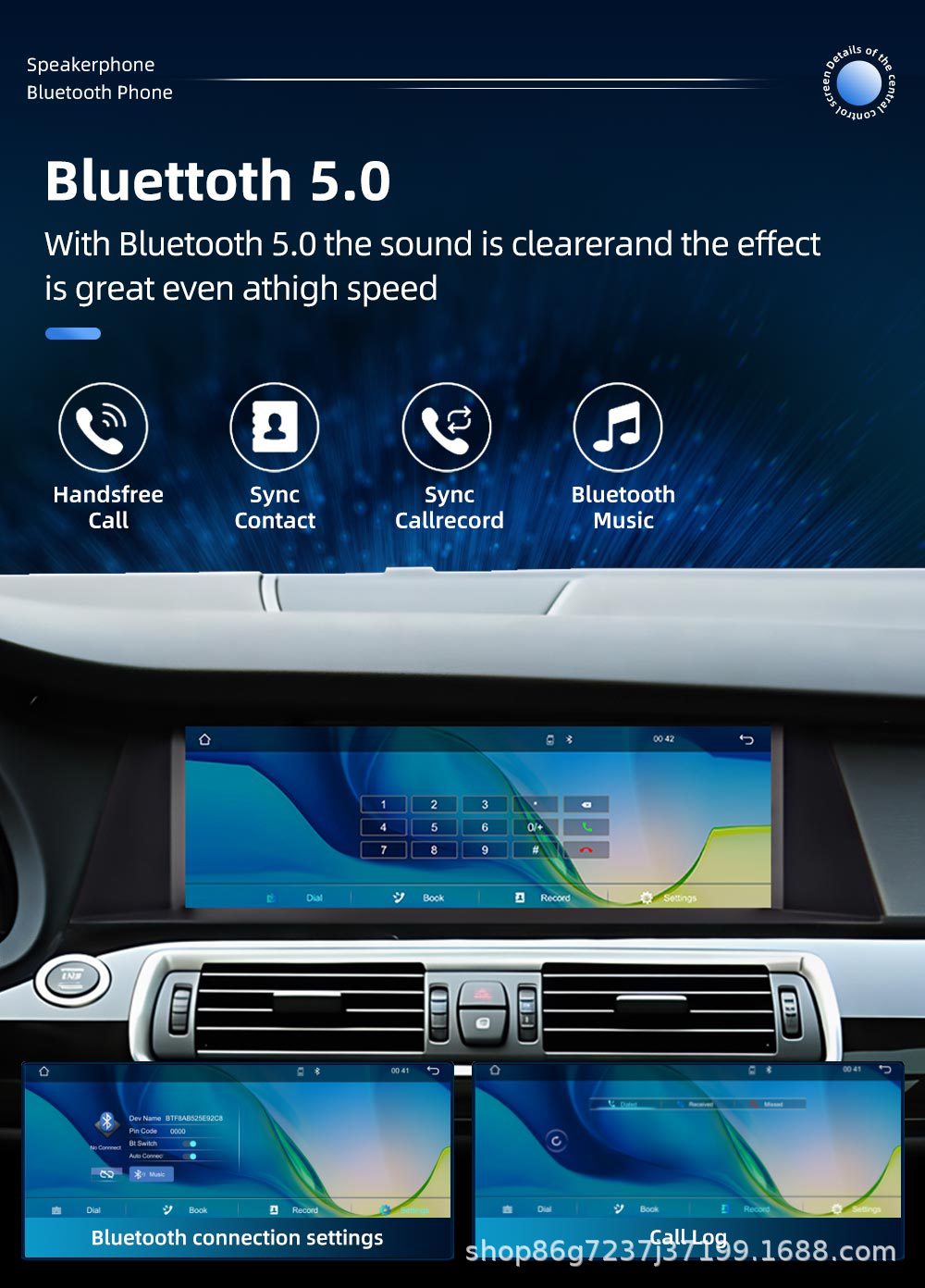 Suitable for Bmw Gt F07 10.25inch Android Car Navigation Large-Screen Central Control All-In-One Gps Car Navigation System