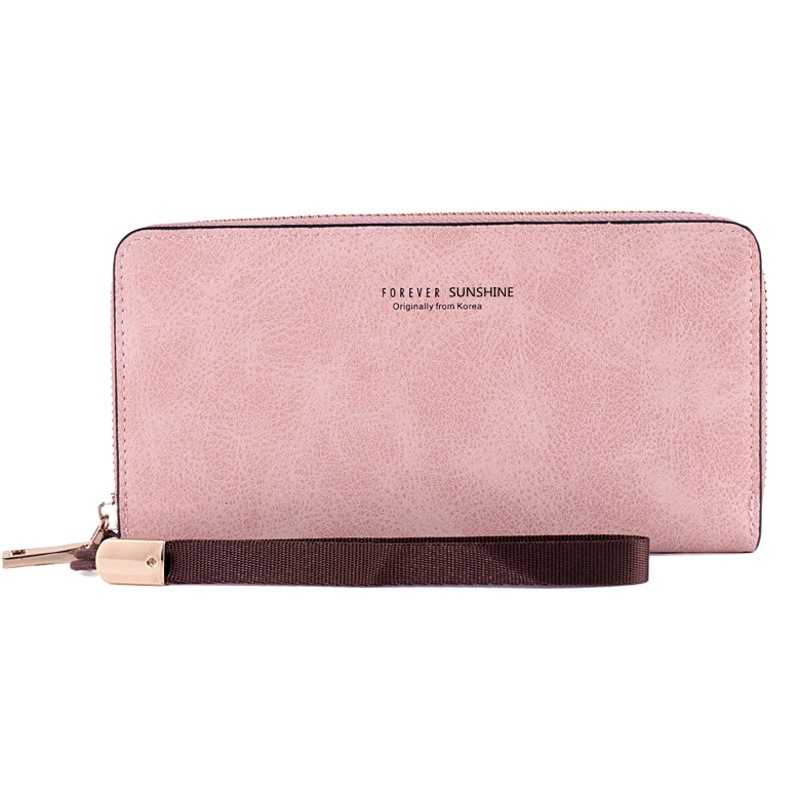 Cartera larga multifunción para mujer con porta móvil