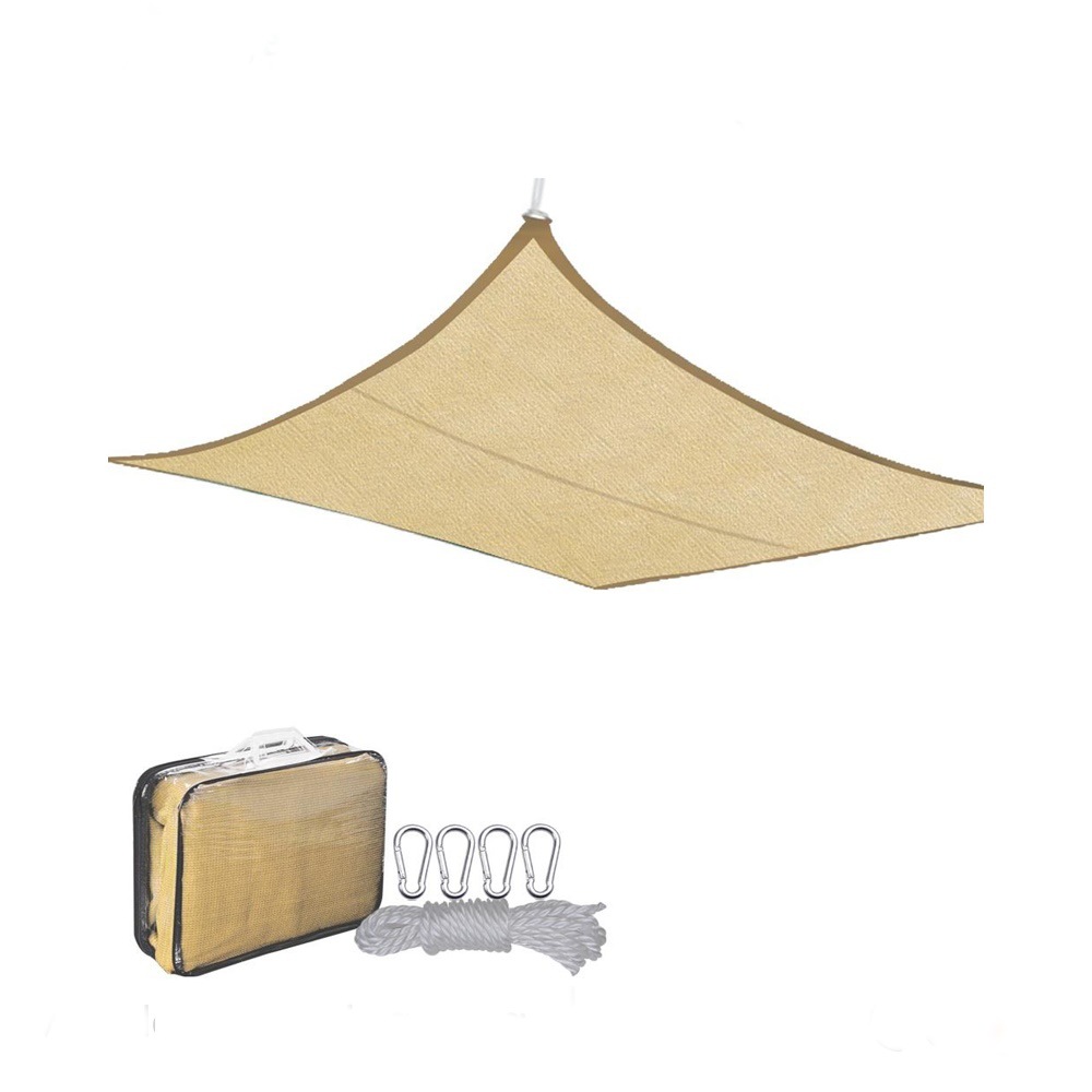 遮阳帆 厂家跨境亚马逊爆款花园泳池三角形防晒篷布供应源头厂家