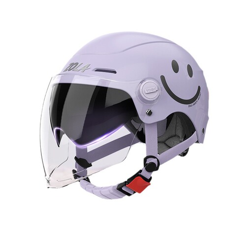 New National Standard 3C Certified Electric Bike Helmet with Baked Paint, Dual Mirror Rear Light, Special Motorcycle Helmet Ear Protection, Four-Season Universal Use