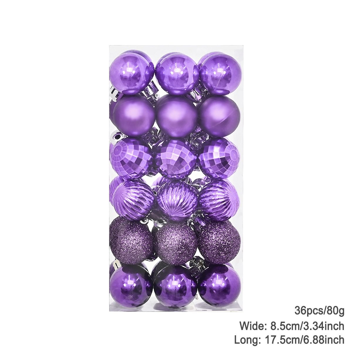 Transfronteriza decoraciones de Navidad Bola de galvanoplastia árbol de Navidad colgante bola decorativa bola colgante 3cm-36pvs BOLA DE Navidad