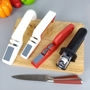 Kitchen household creative sharpening tool grinding wheel stone fast sharpener multi-use hand-held sharpener trembles the same paragraph