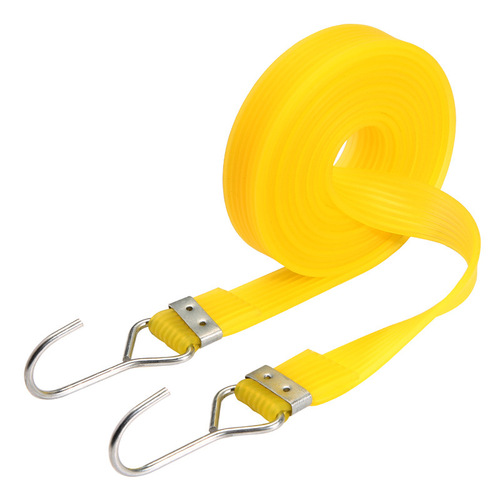 Thickened motorcycle high-elastic elastic band electric vehicle bundling rubber band suitcase wide flat durable beef tendon rope