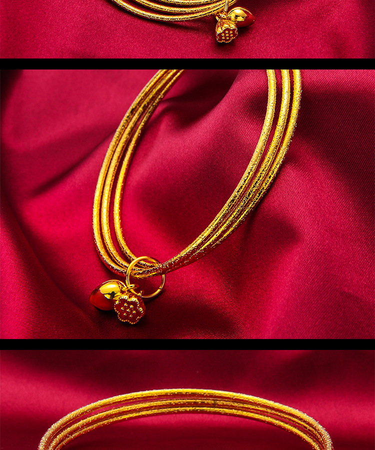Bracciale rigido in oro unisex gioiello elegante e raffinato_voghion.com