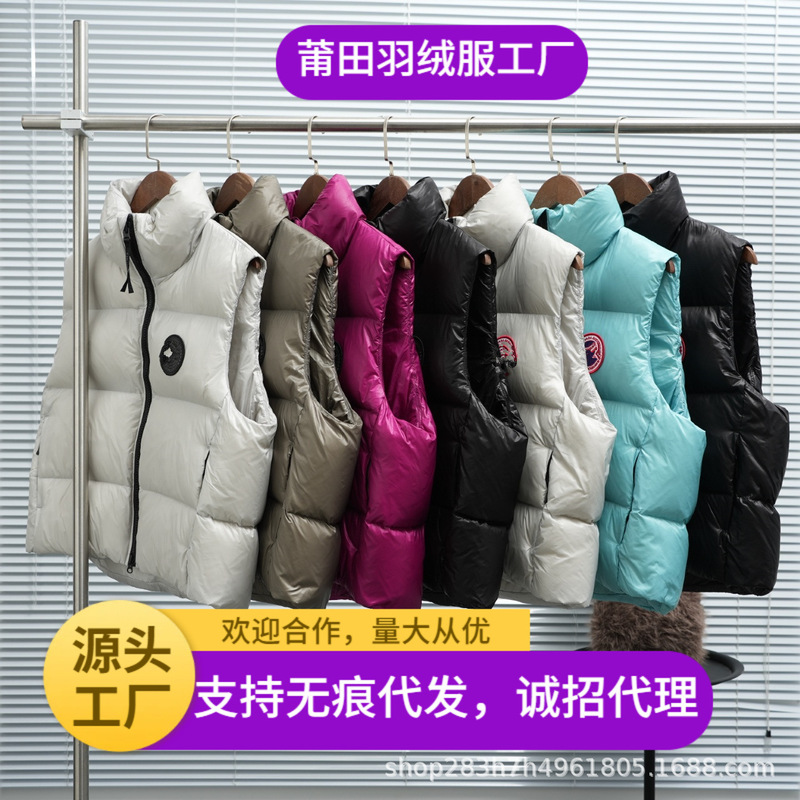 【Free Shipping and Dropshipping】Cross-Border Canada Goose Black Label down Vest Same Style for Men and Women Crofton2257Mb