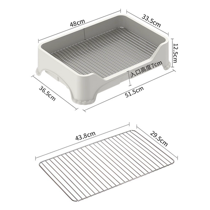 Собака коготь собака туалет собака горшок собака писсуар сетка из нержавеющей стали анти-шаг дерьмо собака туалет средние и маленькие собаки зоотовары