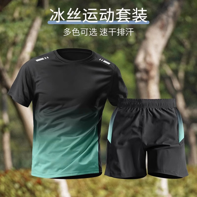Body-friendly quick dry sports suit for gym
