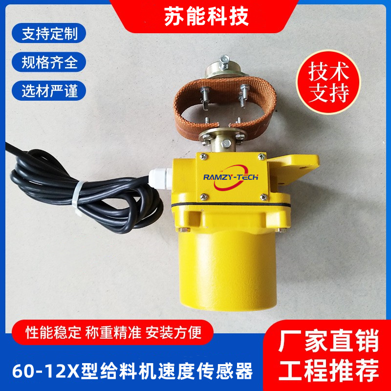 60-12X型给煤机/给料机专用测速传感器冶金煤炭皮带秤测速传感器