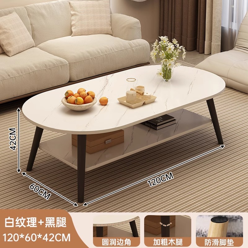 Mesa de té pequeña sala de estar casera sofá de aire crema mesa pequeña simple moderna creativa nueva mesa de té simple