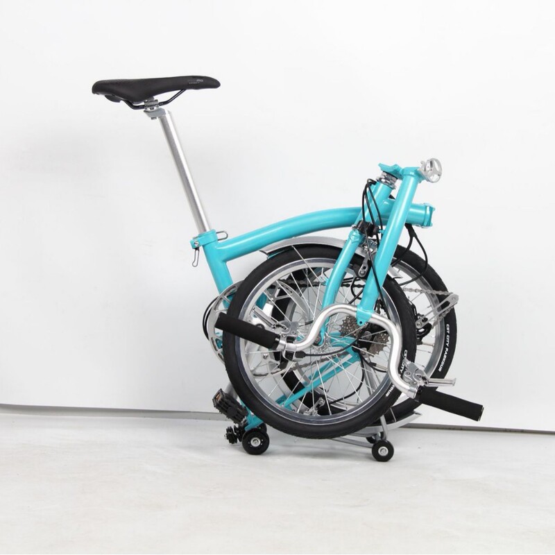 Source Factory Guoxiaobu 70% off Folding Bicycle 16-Inch British-Style Small Bike 9-Speed Overseas Warehouse Dropshipping