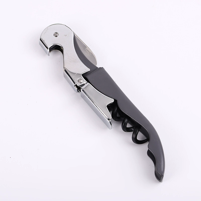 Seahorse Bottle Opener (Seahorse Saber) Stainless Steel, Corkscrew & Foil Cutter, 12.2×2.1×1 cm